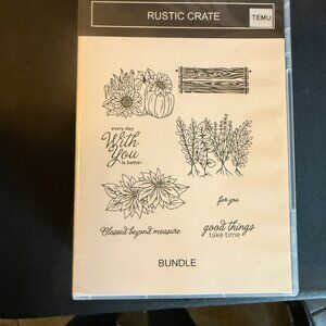 Temu Stamps and Dies Rustic Crate